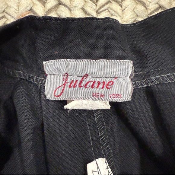 Vintage Julane New York Black Pleated Mini Skirt - Picture 5 of 9